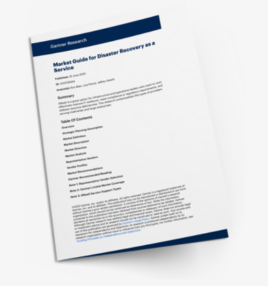gartner disaster recovery guide