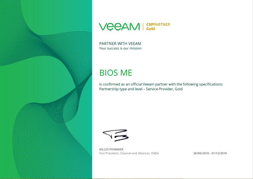 Veeam Certificate